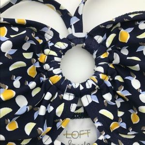 NWOT Lemon Cutout Bandeau One Piece Swimsuit M